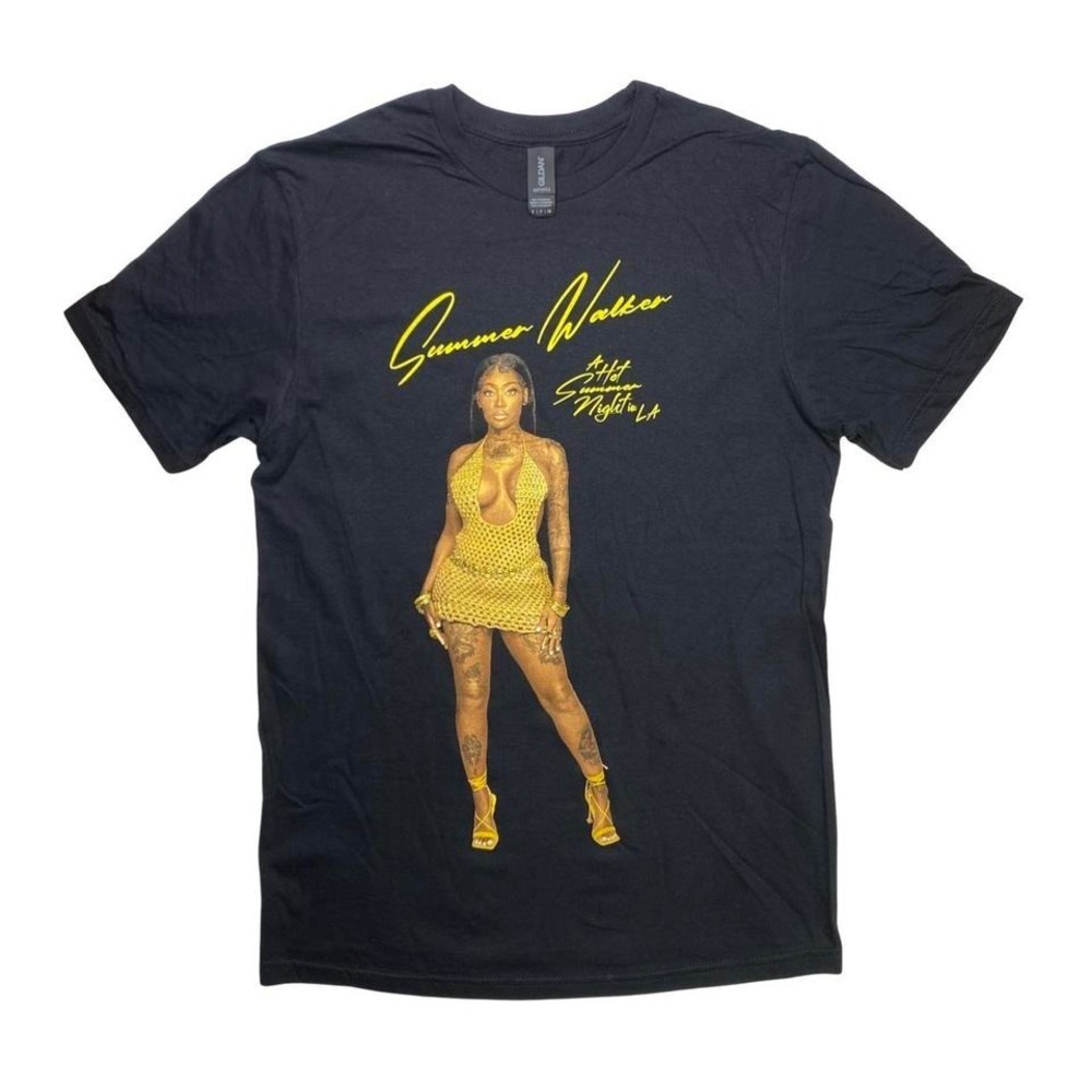 Summer Walker - 2022 A hot summer night in‎ LA VIP tour concert music shirt - S